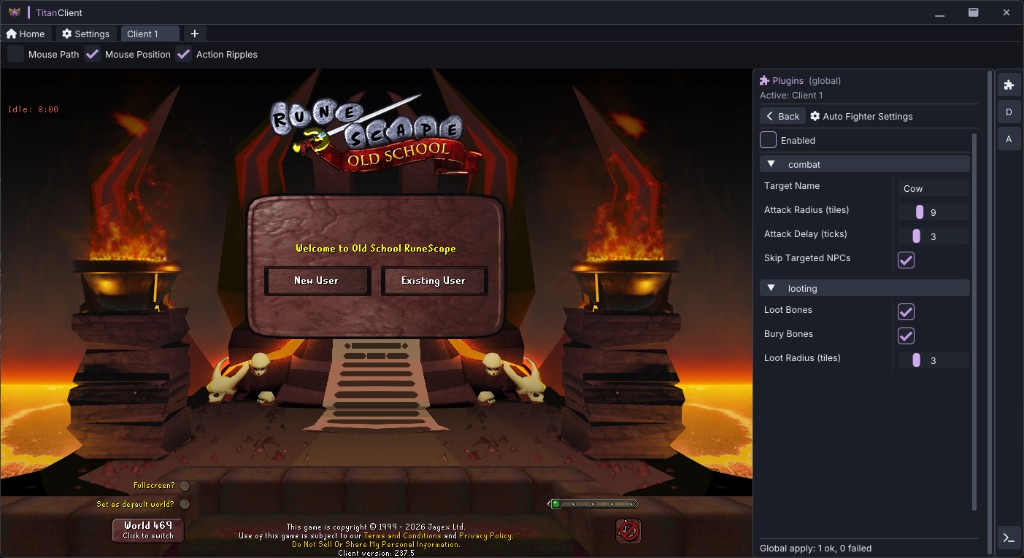 TitanClient screenshot